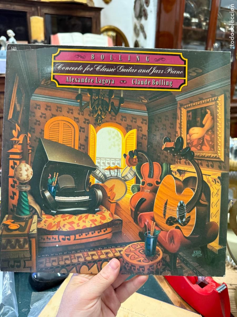 Discos de vinilo: LP BOLLING - CONCERTO FOR CLASSIC GUITAR AND JAZZ PIANO