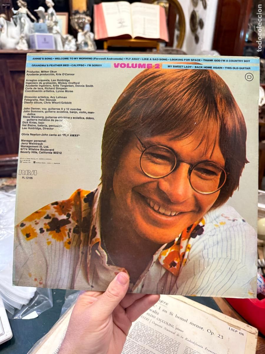 Discos de vinilo: LP JOHN DENVER&acute;S - GREATEST HITS VOLUMEN 2 - Foto 2