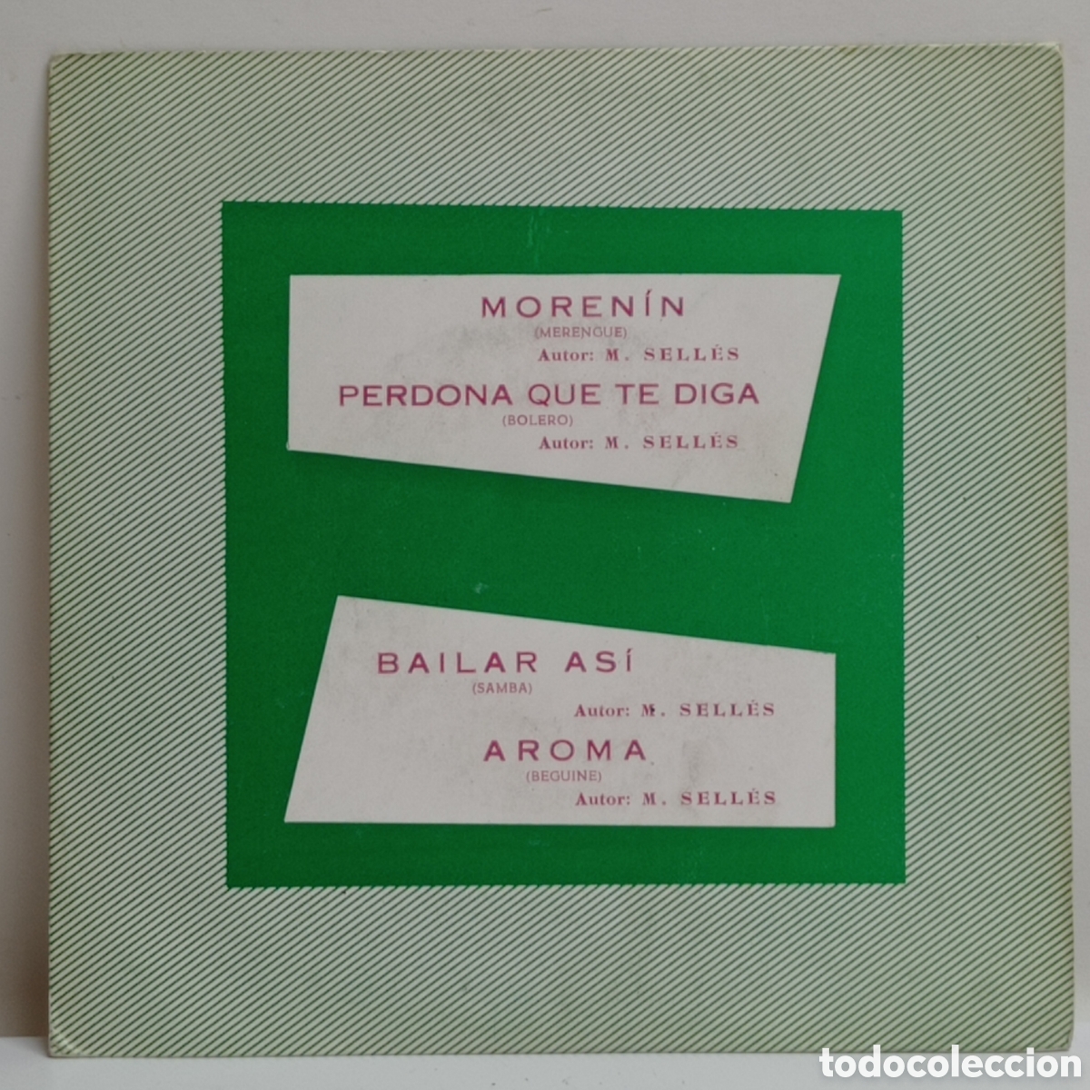 Discos de vinilo: ORQ. MAESTRO SELLES, MORENIN (BERTA PROMO 1972)