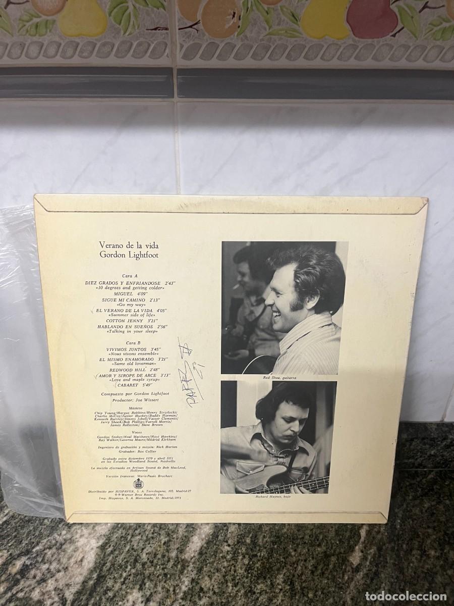 Discos de vinilo: Gordon Lightfoot Verano De La Vida - Foto 2