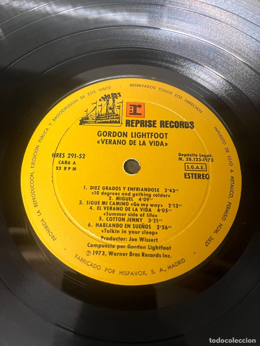 Discos de vinilo: Gordon Lightfoot Verano De La Vida - Foto 4