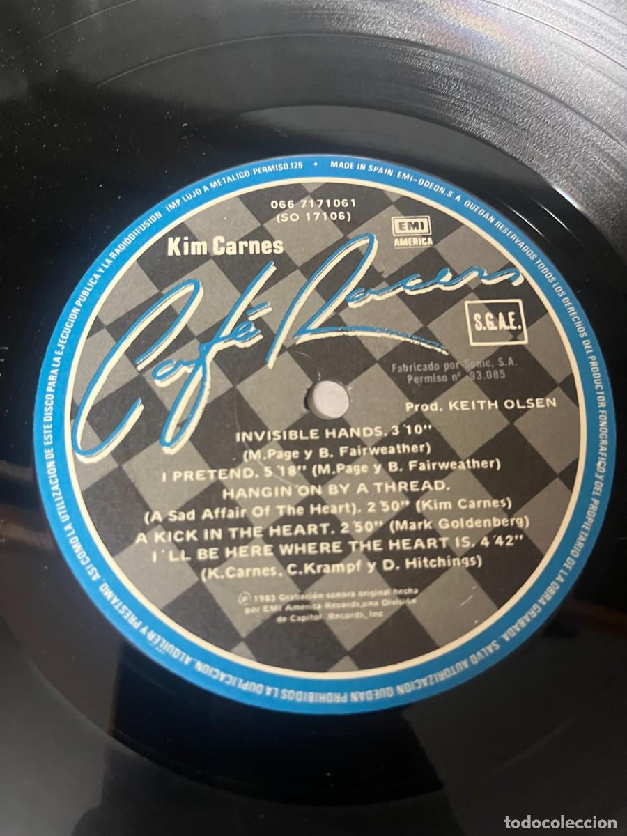 Discos de vinilo: Kim Carnes Caf&eacute; Racers - Foto 5