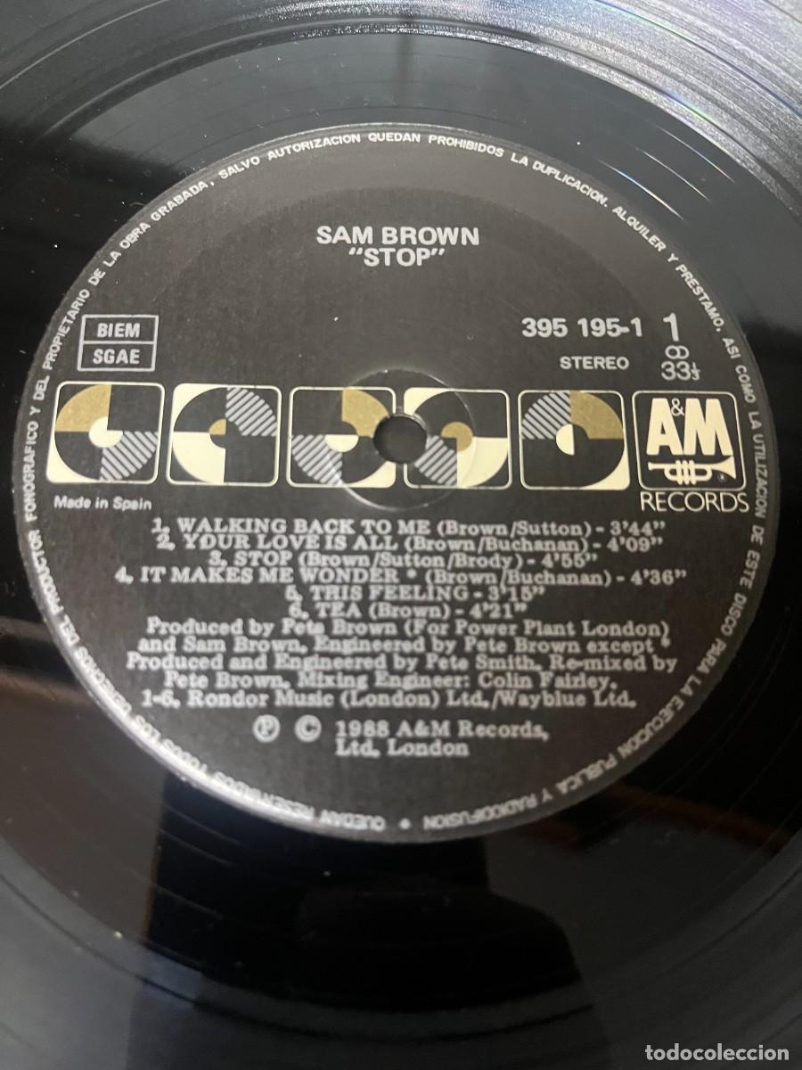 Discos de vinilo: Sam Brown &lrm;&ndash; Stop! album - Foto 5