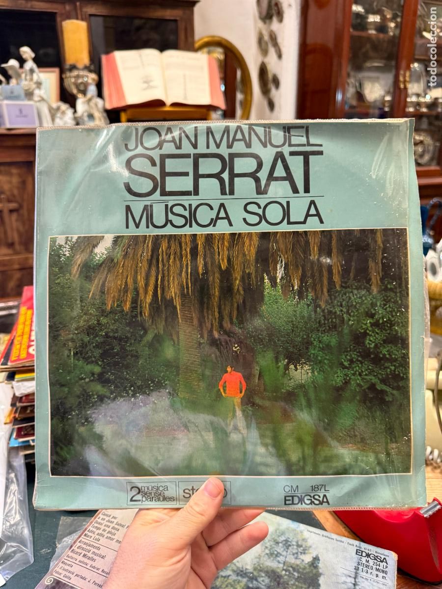 Discos de vinilo: LP JOAN MANUEL SERRAT - MUSICA SOLA