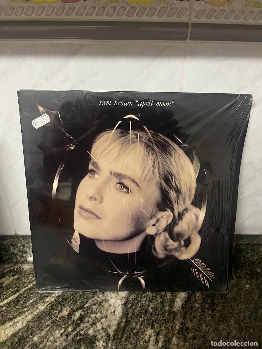 Discos de vinilo: Sam Brown April Moon . - Foto 1
