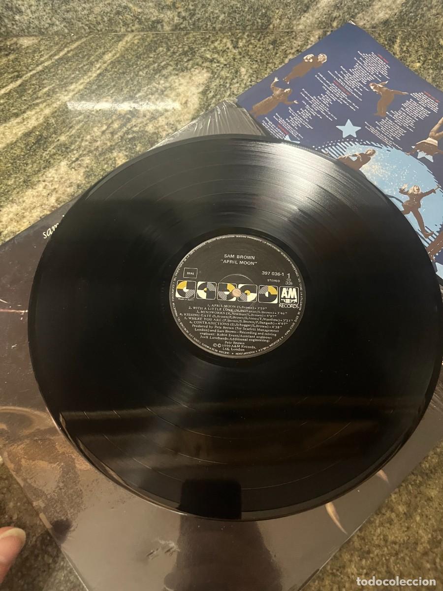 Discos de vinilo: Sam Brown April Moon . - Foto 4