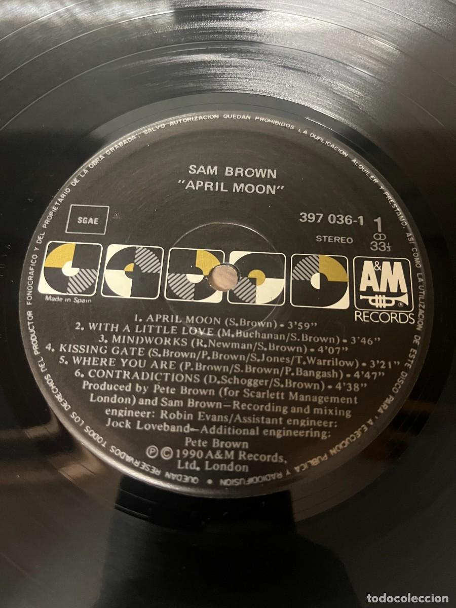 Discos de vinilo: Sam Brown April Moon . - Foto 5