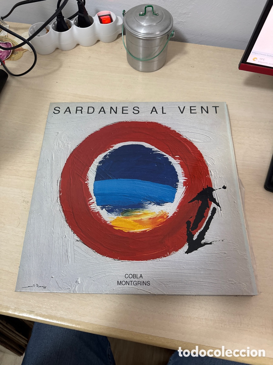 Discos de vinilo: DISCO VINILO SARDANES AL VENT COBLA MONTGRINS 1990