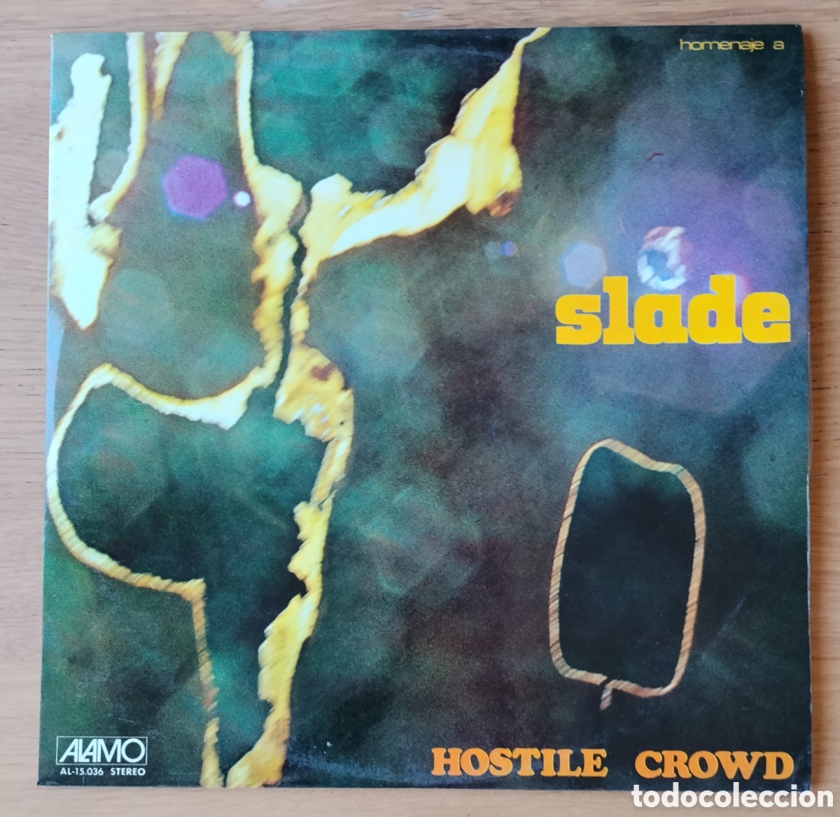 Discos de vinilo: HOSTILE CROWD: &rdquo;HOMENAJE A SLADE&rdquo; LP VINILO 1974 - Foto 1