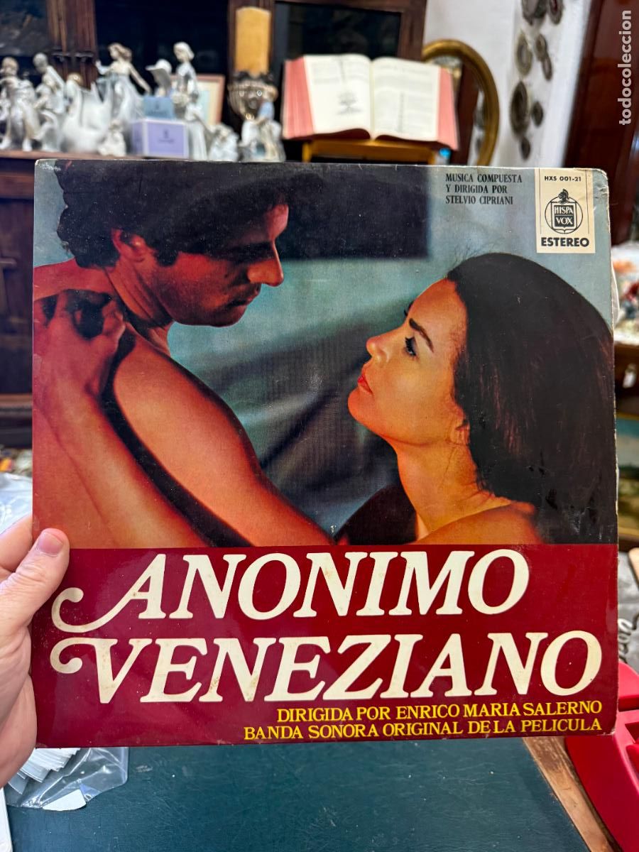 Discos de vinilo: LP ANONIMO VENEZIANO - BANDA SONORA ORIGINAL DE LA PELICULA