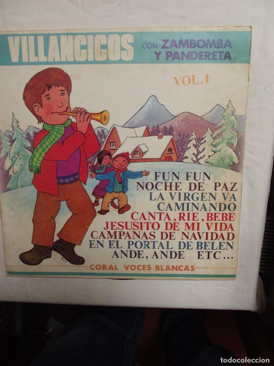 Discos de vinilo: LP VILLANCICOS CON ZAMBOMBA Y PANDERETA VOL. 1 ( NO PUEDO PROBARLO )