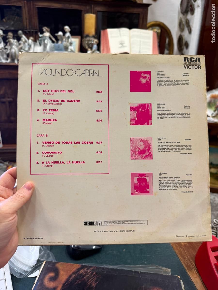 Discos de vinilo: LP FACUNDO CABRAL - SOY HIJO DEL SOL - Foto 2