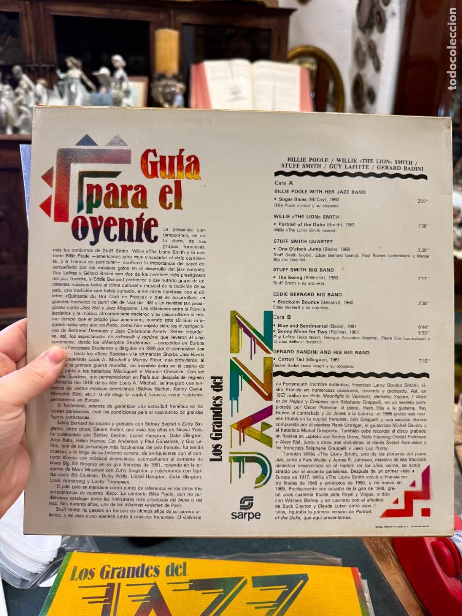 Discos de vinilo: LP LOS GRANDES DEL JAZZ - 90 - Foto 2