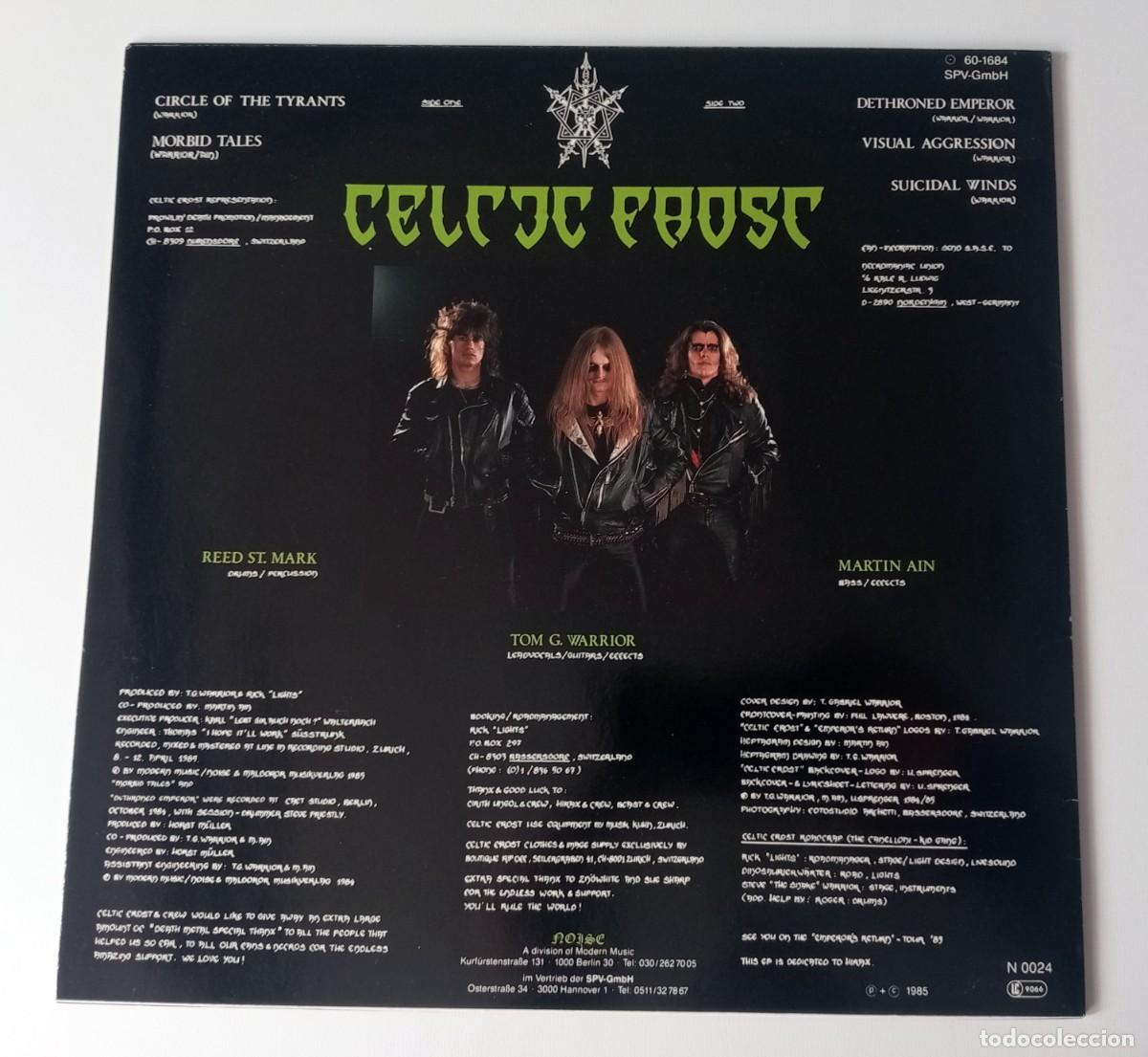 Discos de vinilo: LP CELTIC FROST - EMPEROR&acute;S RETURN - Foto 2