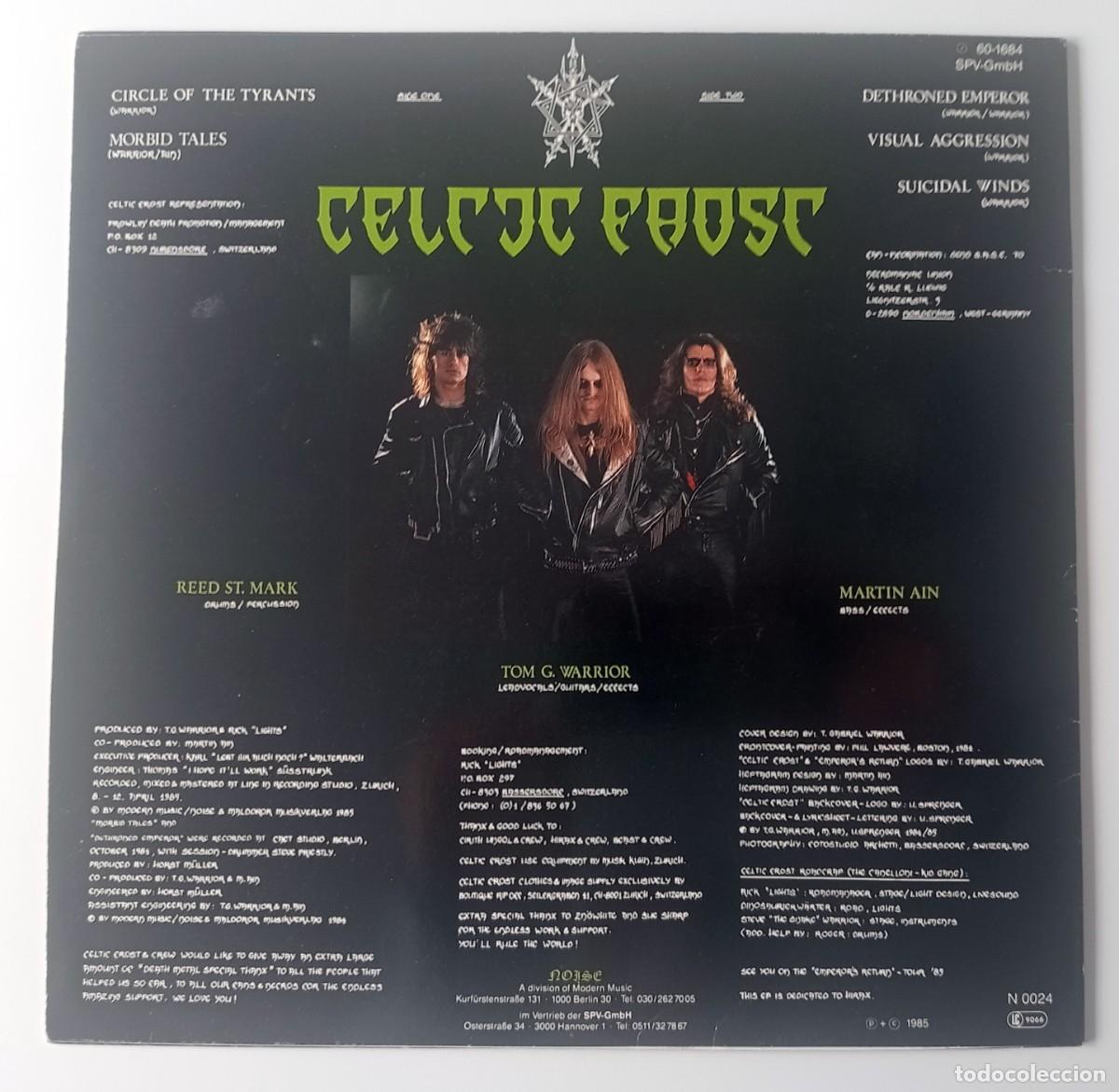 Discos de vinilo: LP CELTIC FROST - EMPEROR&acute;S RETURN - Foto 2