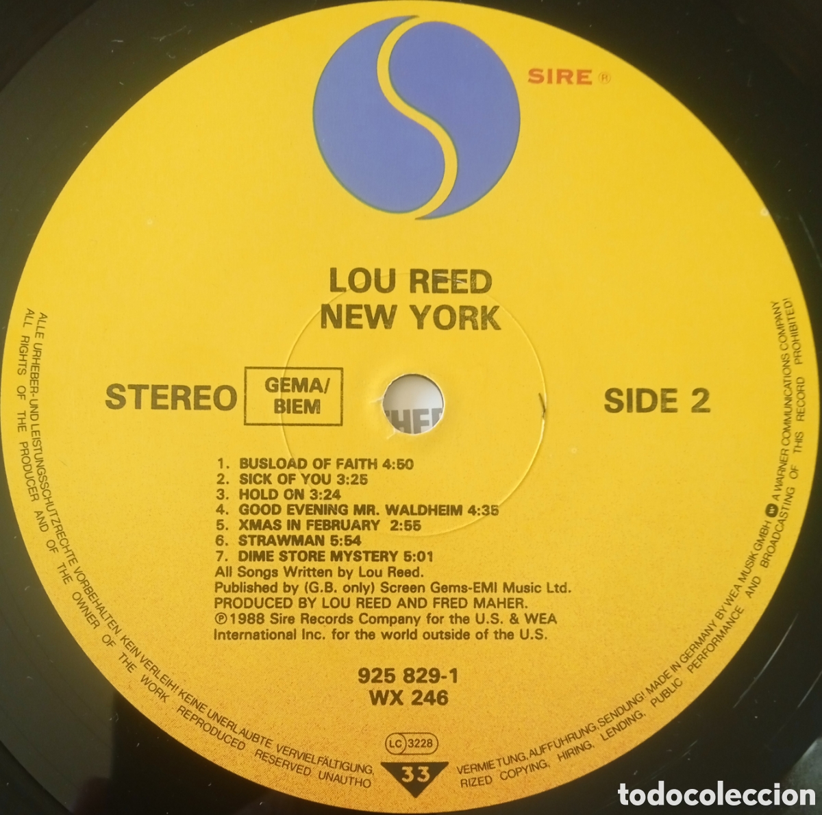 Discos de vinilo: Disco de vinilo Lou Reed - Foto 8