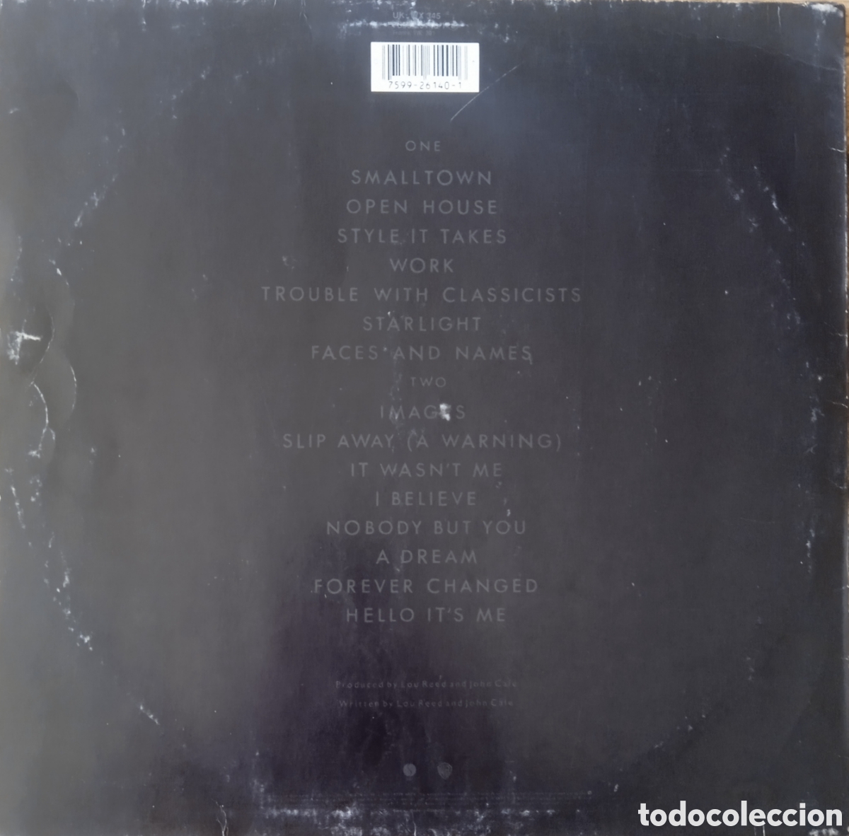 Discos de vinilo: Disco de vinilo Lou Reed & John Cale - Foto 2
