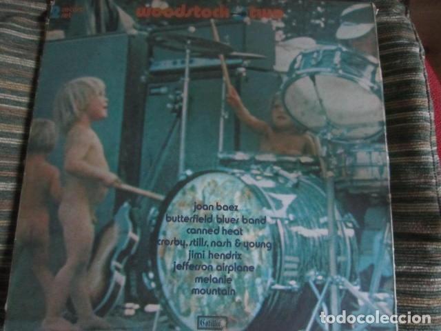 Discos de vinilo: WOODSTOCK RWO LP - ORIGINAL U.S.A. - COTILLION RECORDS 1971 - TRIFOLD COVER SOLO DISCO 2