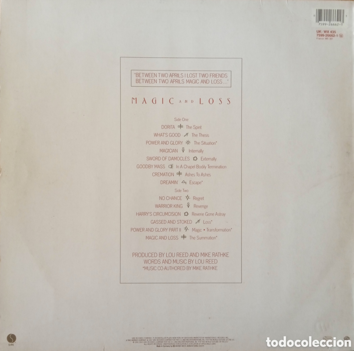 Discos de vinilo: Disco de vinilo Lou Reed - Foto 2