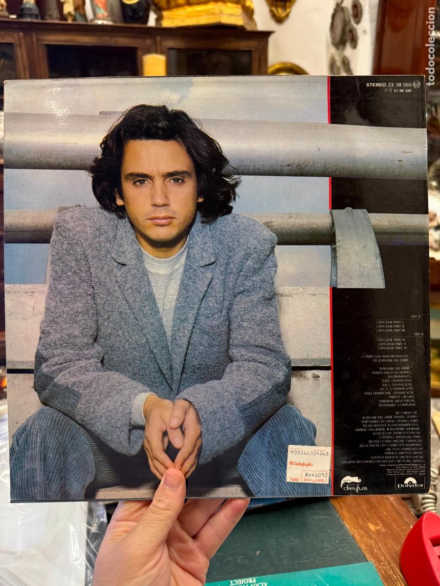 Discos de vinilo: LP JEAN MICHEL JARRE - OXYGENE - Foto 2