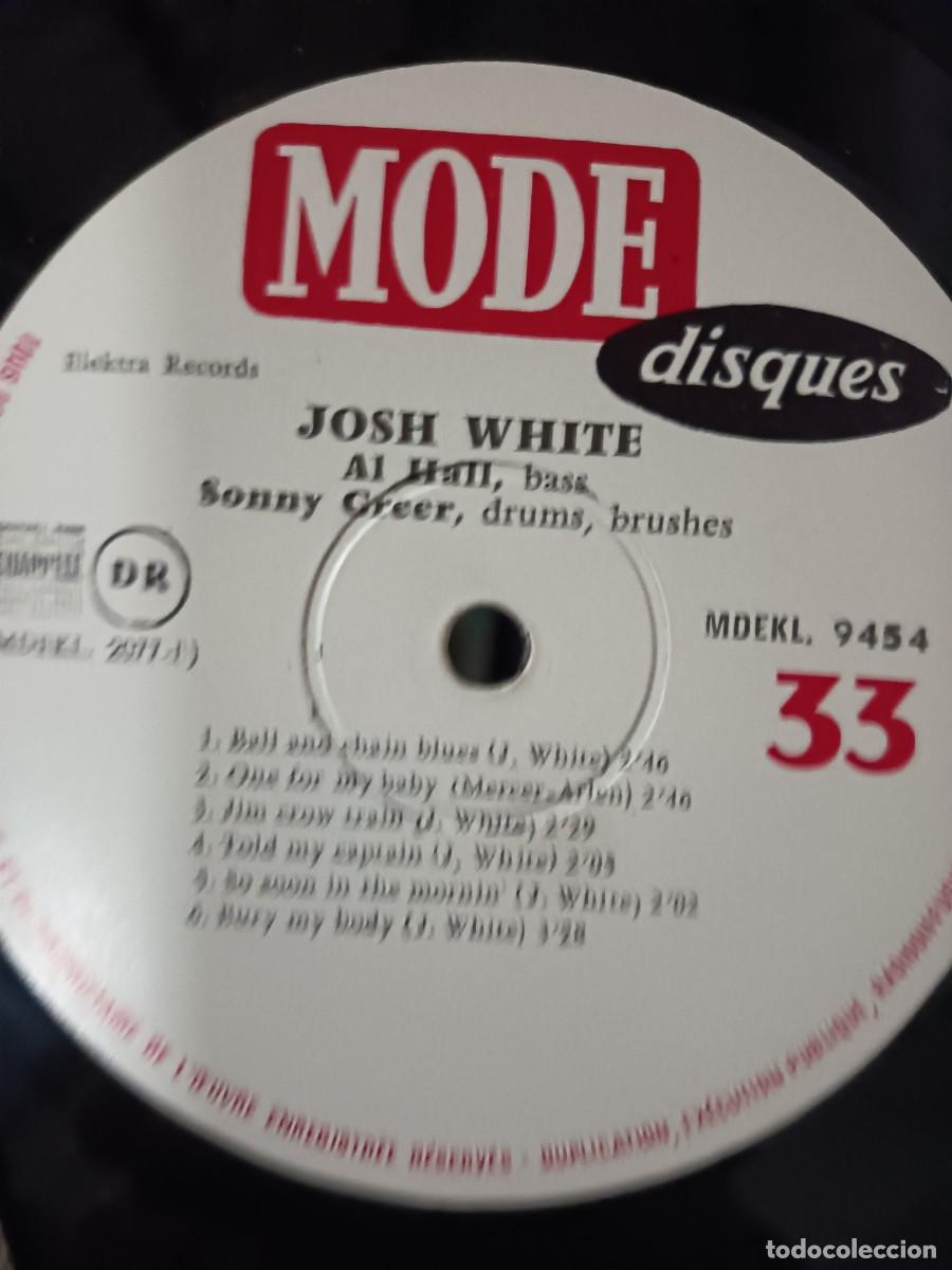 Discos de vinilo: DISCO LP JOSH WHITE,( original)Francia - Foto 2