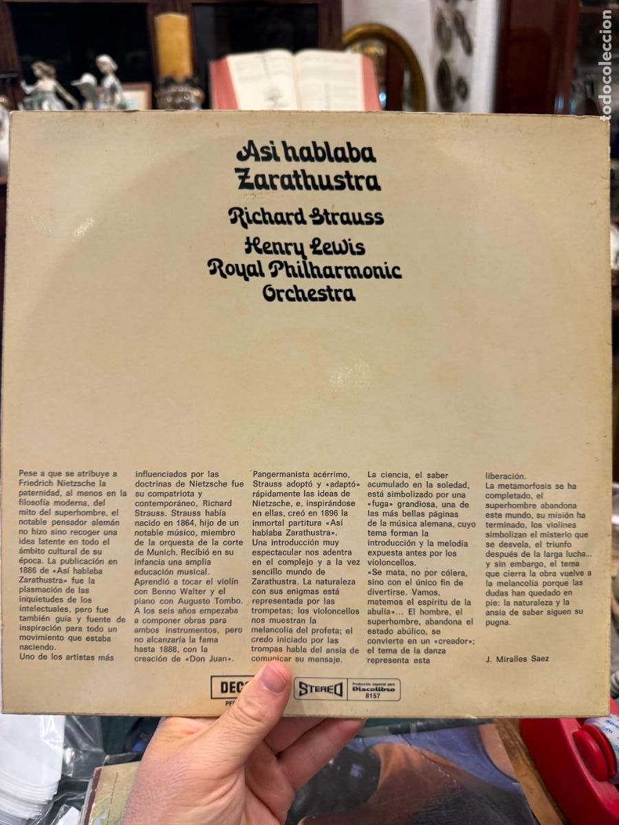 Discos de vinilo: LP LP SI HABLABA ZARATHUSTRA - Foto 2