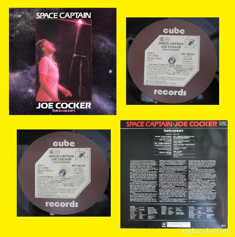 Disques de vinyle: joe cocker, CAPTAIN SPACE LIVE CONCERT !! Feeling Alright / The Letter, RARO LP OFICIAL, !! EXC