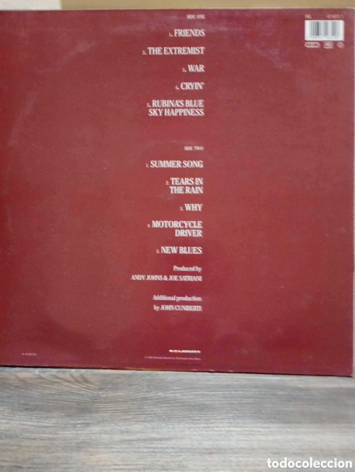 Discos de vinilo: Joe Satriani, the extremist 1992. - Foto 2