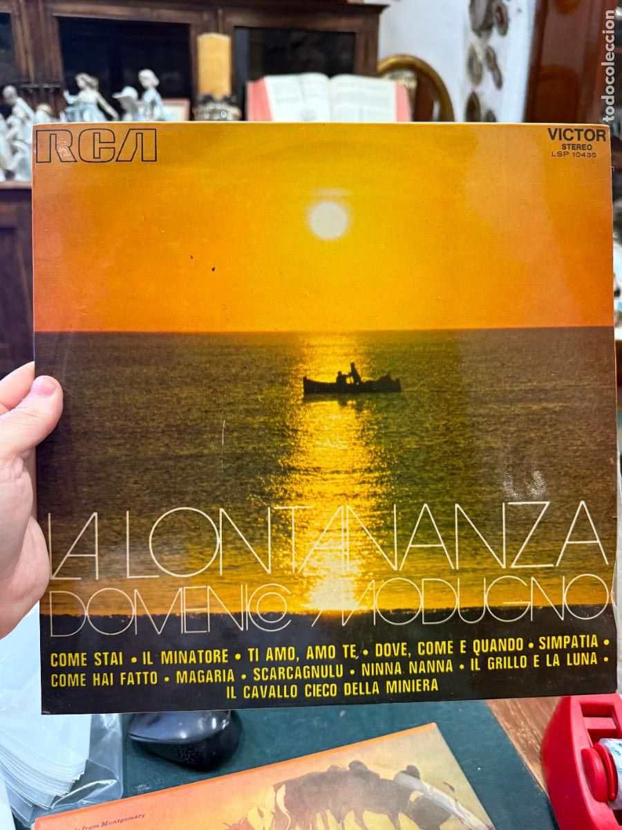 Discos de vinilo: LP LA LONTANANZA DOMENICO MODUGNO - Foto 1