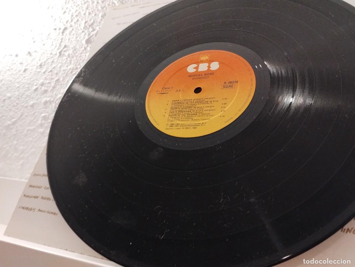 Discos de vinilo: Disco de Vinilo de Miguel Bos&eacute; &rdquo;Bandido&rdquo; - Foto 3