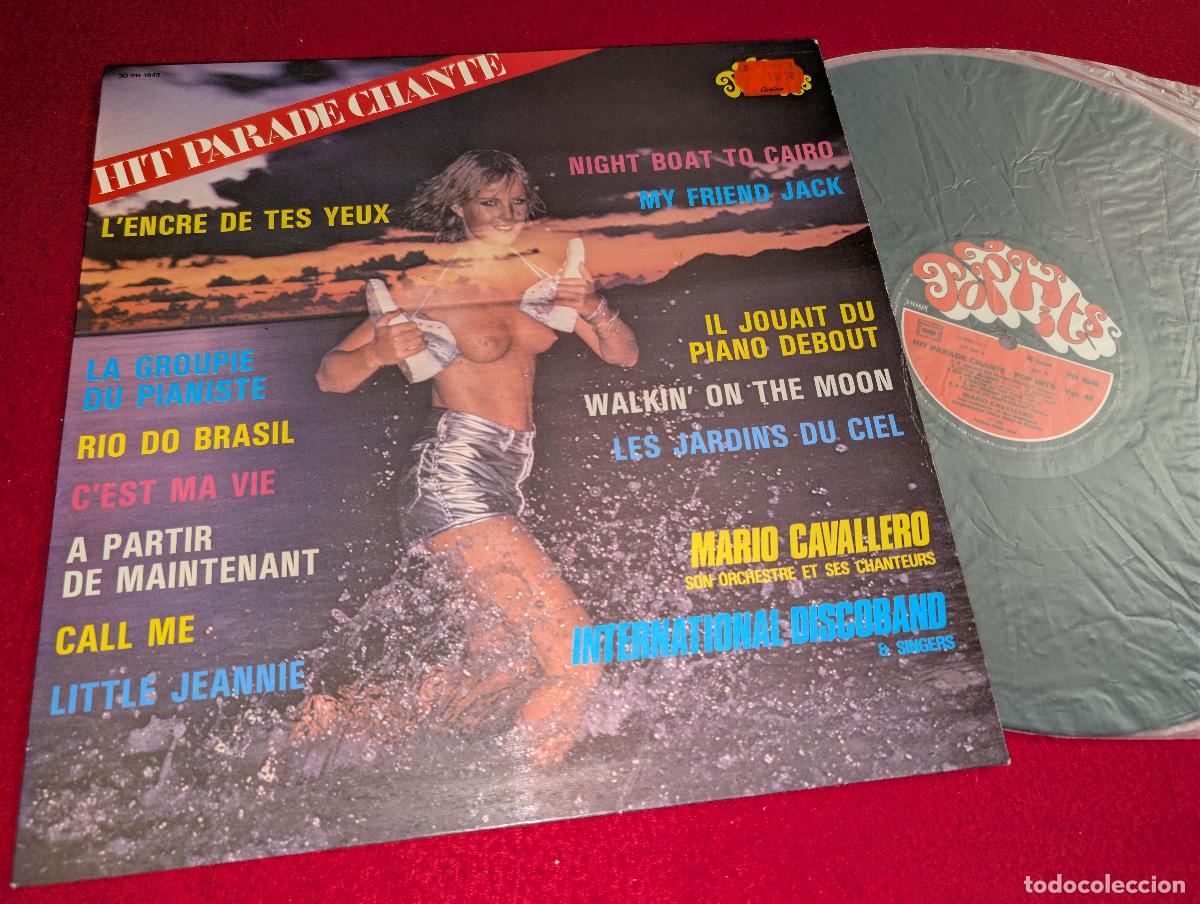 Discos de vinilo: MARIO CAVALLERO & ORCHESTRE et CHANTEURS Hit parade chante LP 1980 Pop Hits FRANCE SEXY NUDE COVER