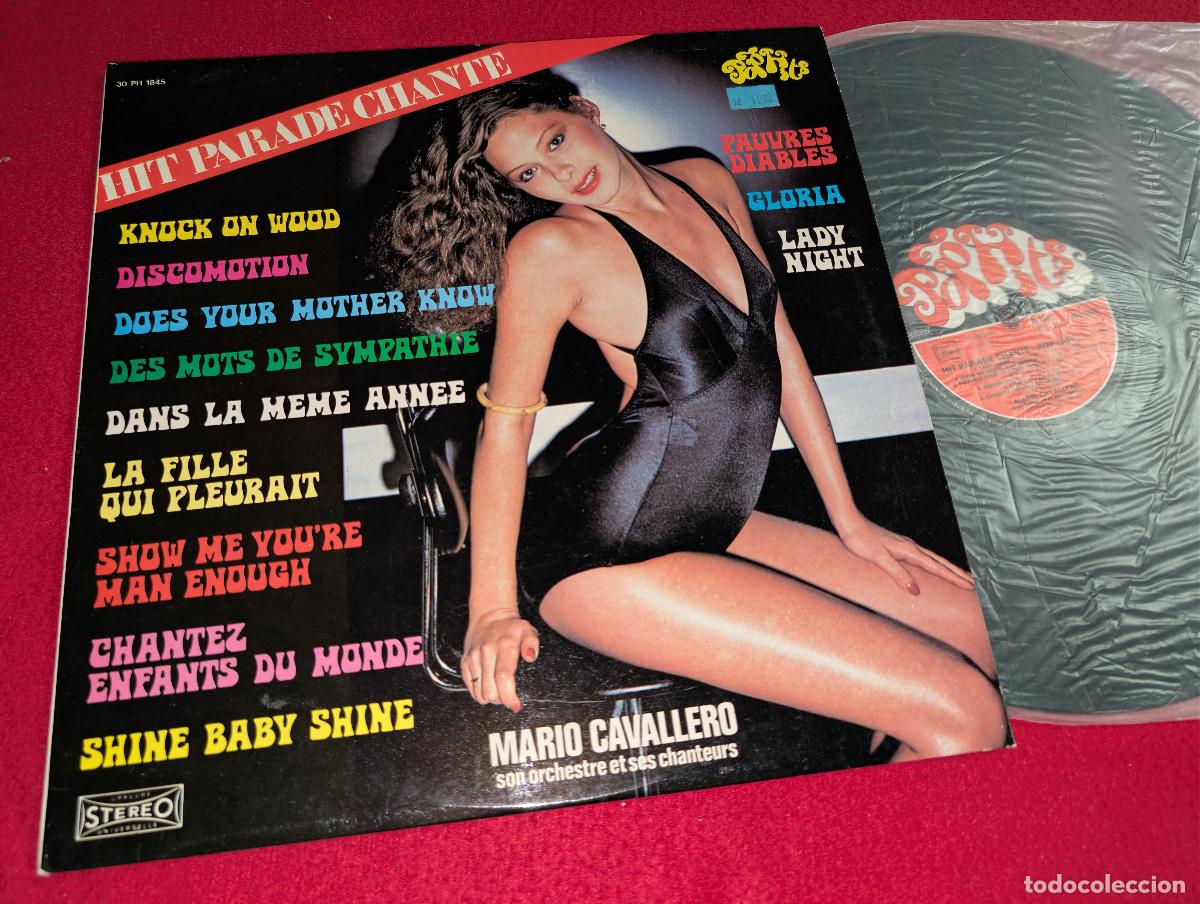 Discos de vinilo: MARIO CAVALLERO & ORCHESTRE et CHANTEURS Hit parade chante LP 1979 Pop Hits FRANCE SEXY NUDE COVER