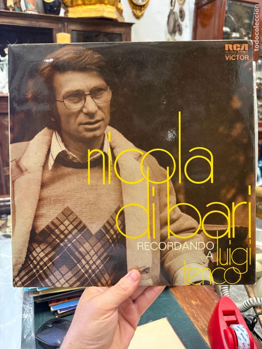 Discos de vinilo: LP NICOLA DI BARI - RECORDANDO A LUIGI TENCO