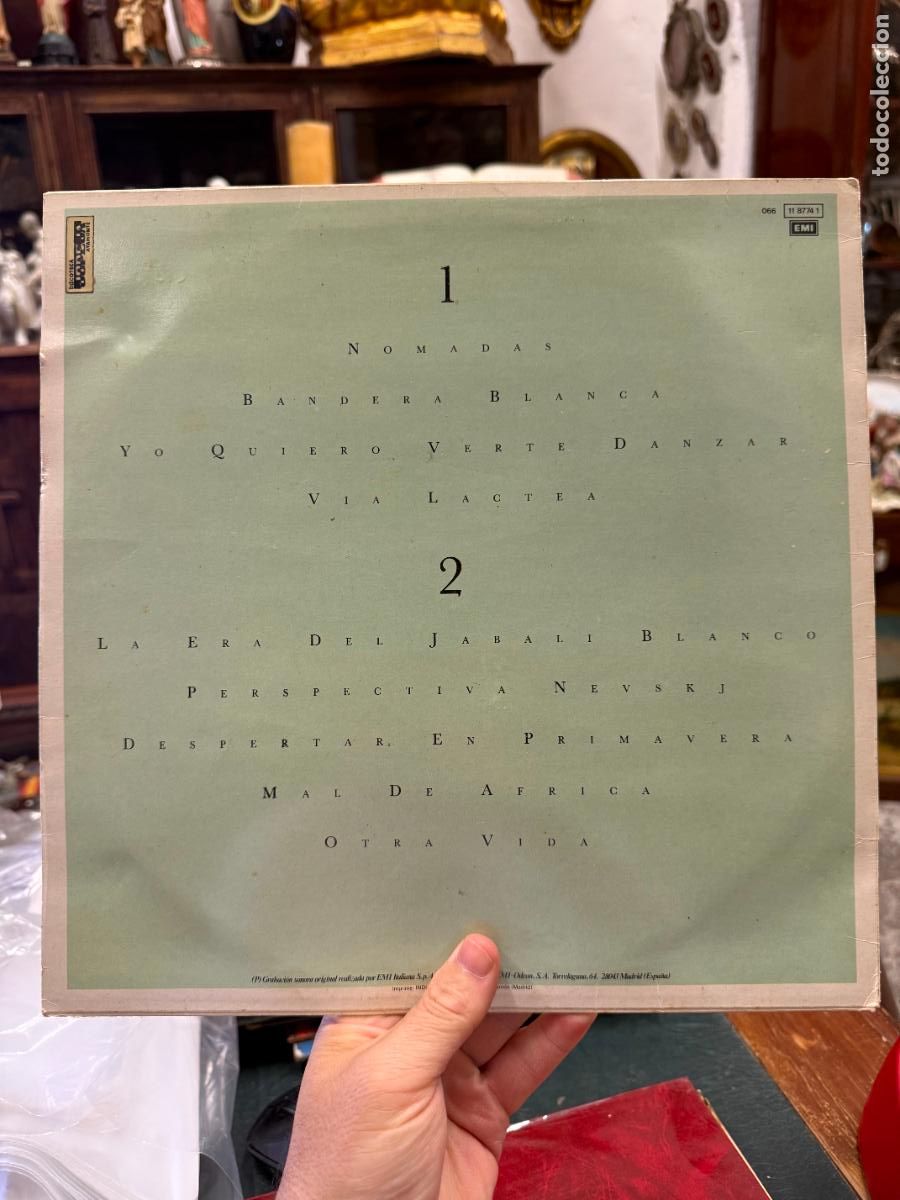 Discos de vinilo: LP BATTIATO - NOMADAS - Foto 2
