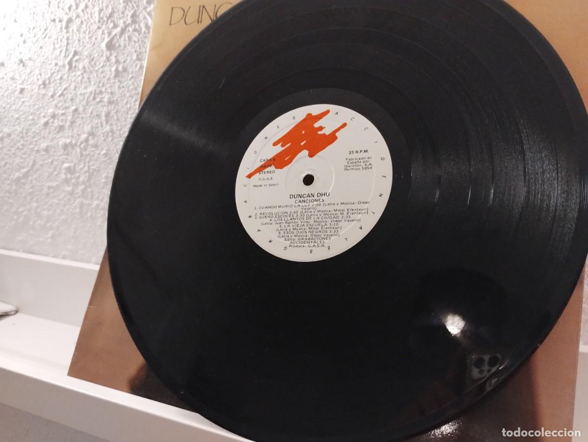 Discos de vinilo: Disco de Vinilo de Duncan Dhu &rdquo;Canciones&rdquo; - Foto 3