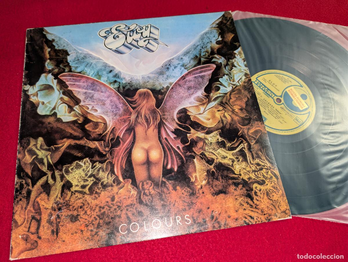 Discos de vinilo: ELOY Colores Colours LP 1980 EMI Harvest SPAIN ESPA&Ntilde;A PROMO *