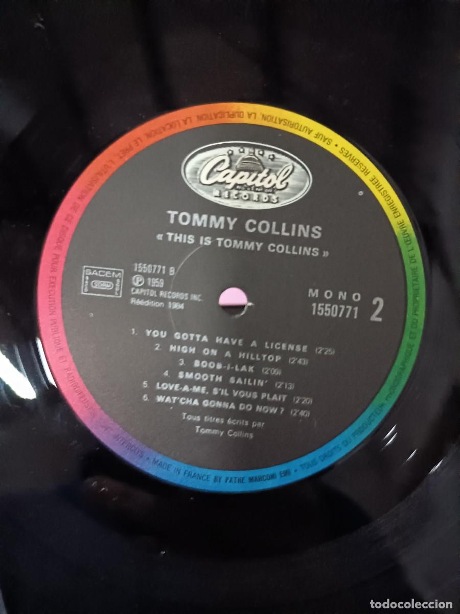 Discos de vinilo: DISCO LP TOMMY COLLINS,( FRANCIA) - Foto 3