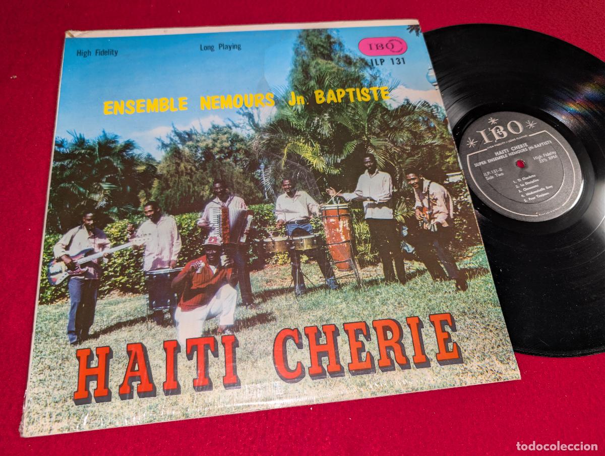 Discos de vinilo: ENSEMBLE NEMOURS Jn. BAPTISTE Haiti cherie LP IBO ILP131