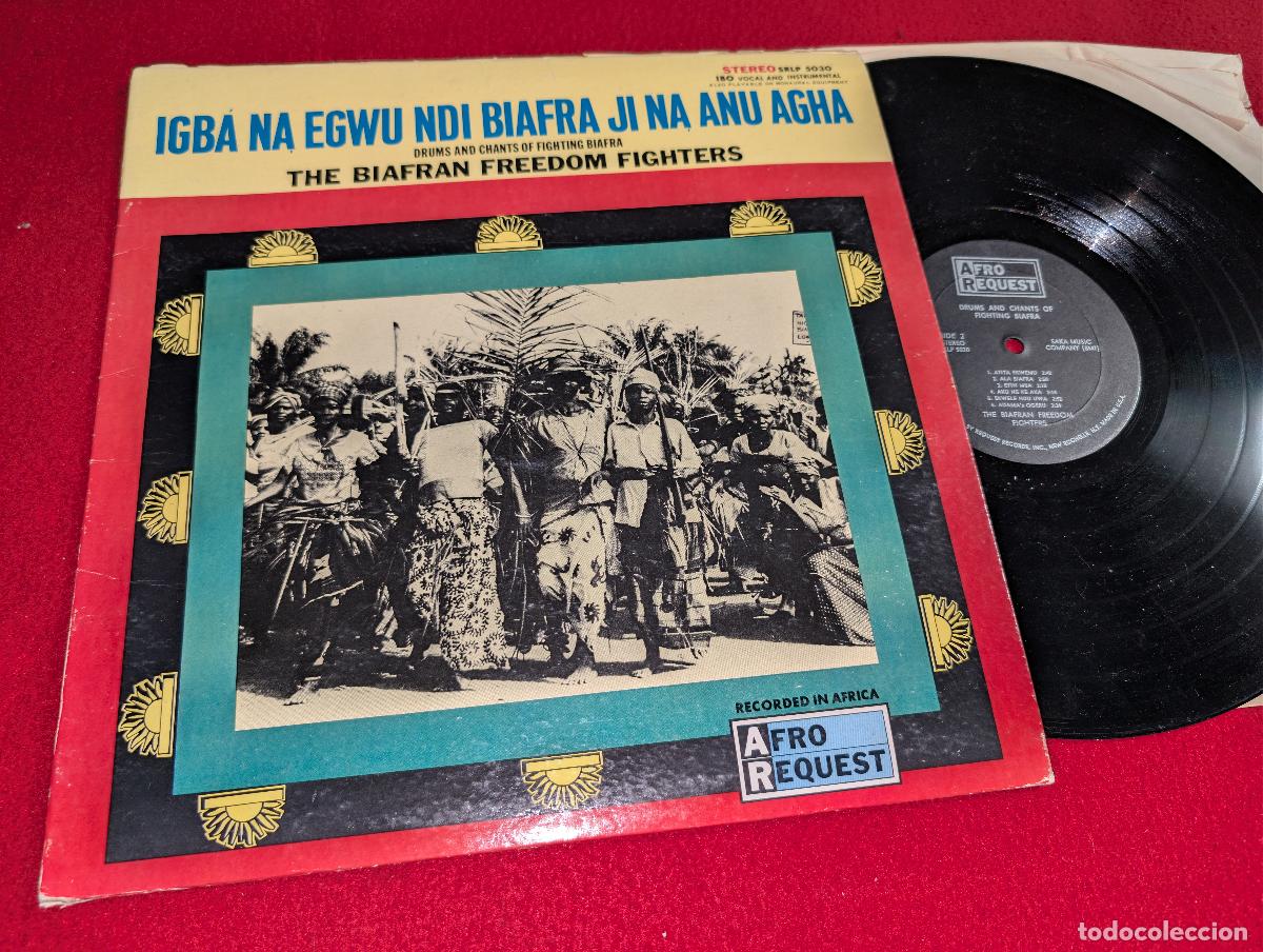 Discos de vinilo: THE BIAFRAN FREEDOM FIGHTERS Igba na egwu ndi Biafra ji na anu agha LP Afro Request USA US