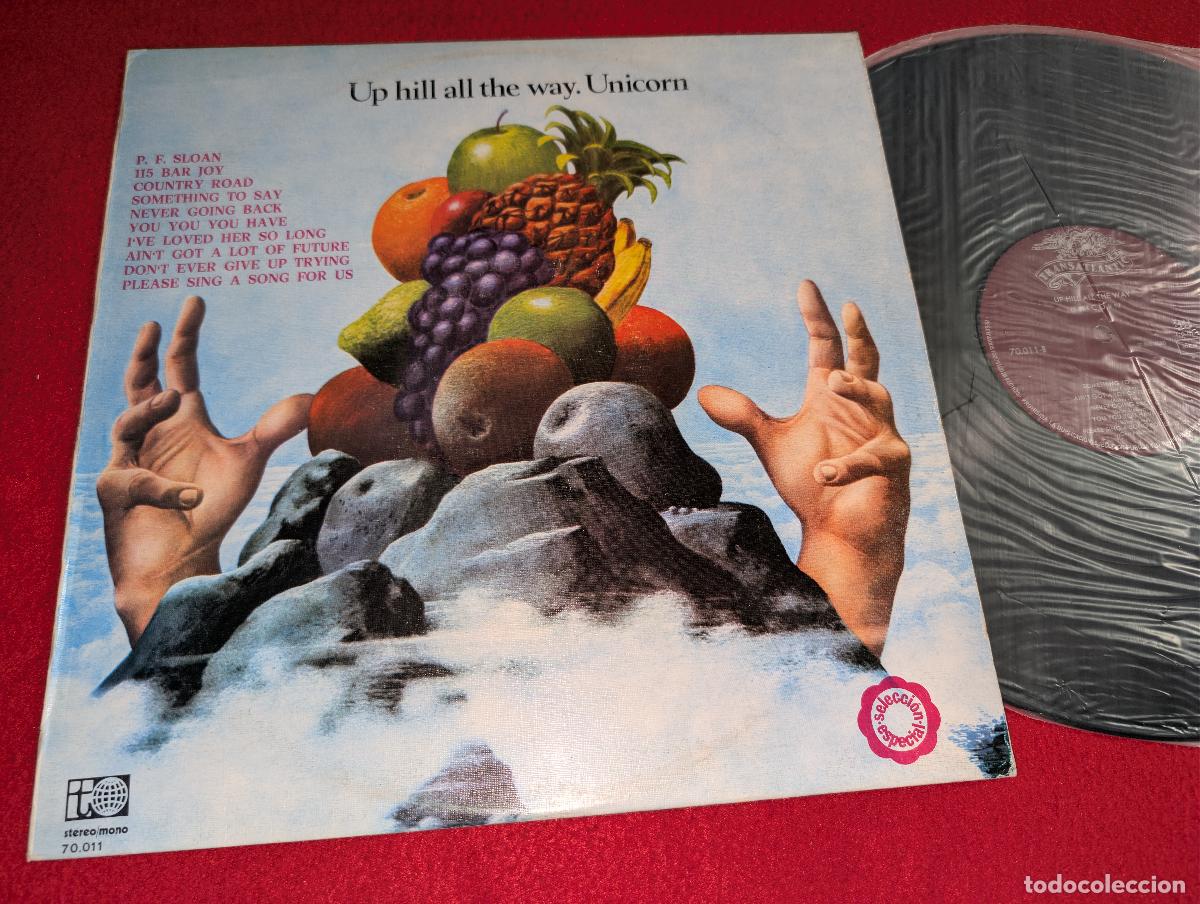 Discos de vinilo: UNICORN Up hill all the way LP 1972 Transatlantic EDICION ESPA&Ntilde;OLA SPAIN