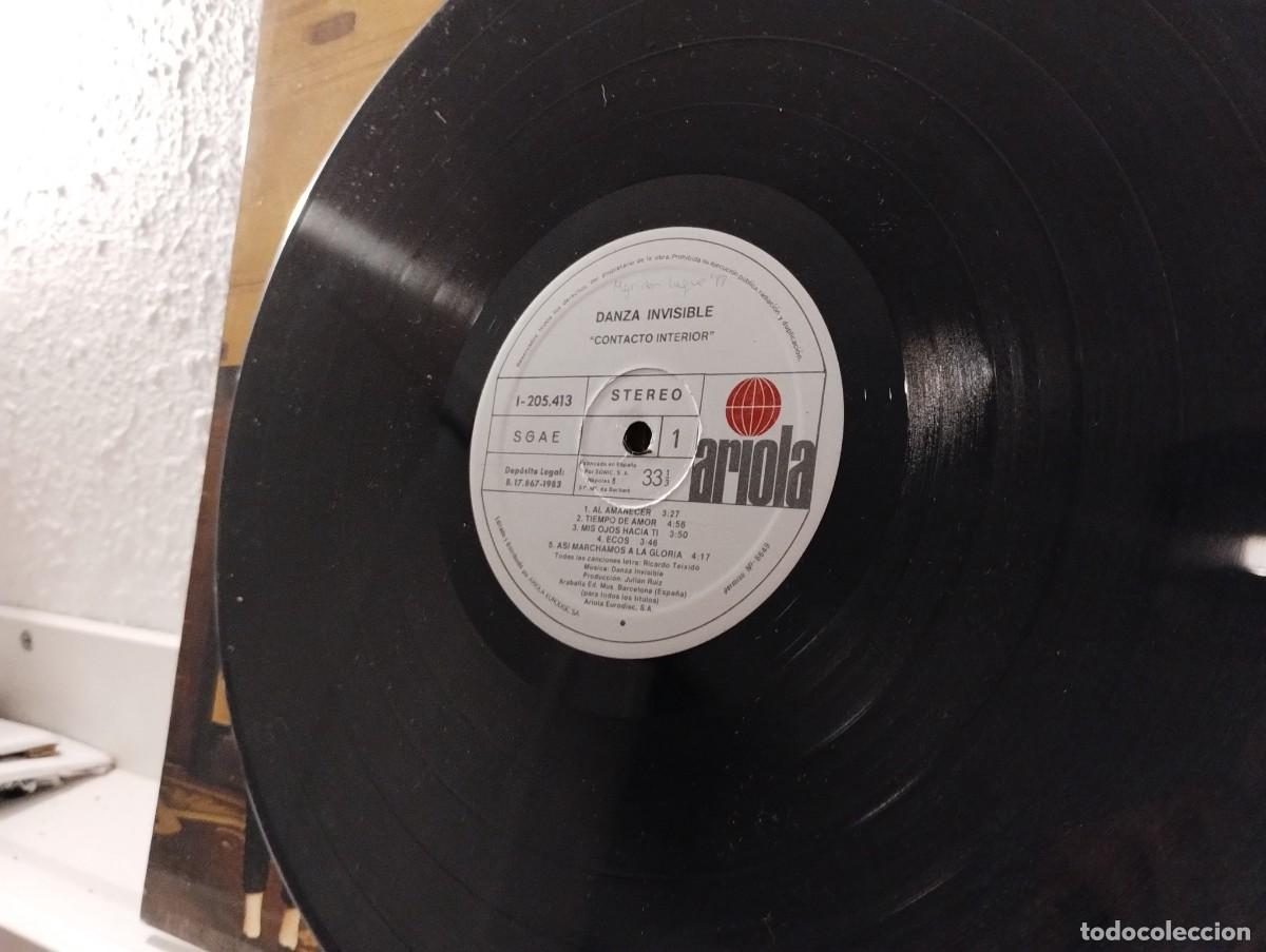 Discos de vinilo: Disco de Vinilo de Danza Invisible &rdquo;Contacto Interior&rdquo; - Foto 3