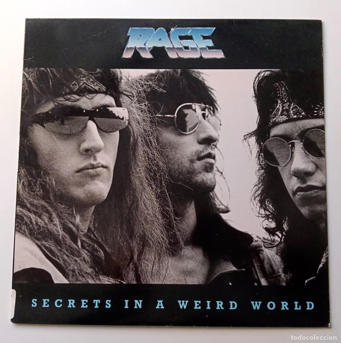 Discos de vinilo: LP RAGE - SECRETS IN A WEIRD WORLD