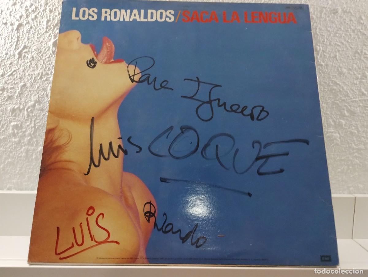 Discos de vinilo: Disco de Vinilo de Los Ronaldos &rdquo;Saca la lengua&rdquo; - Foto 2
