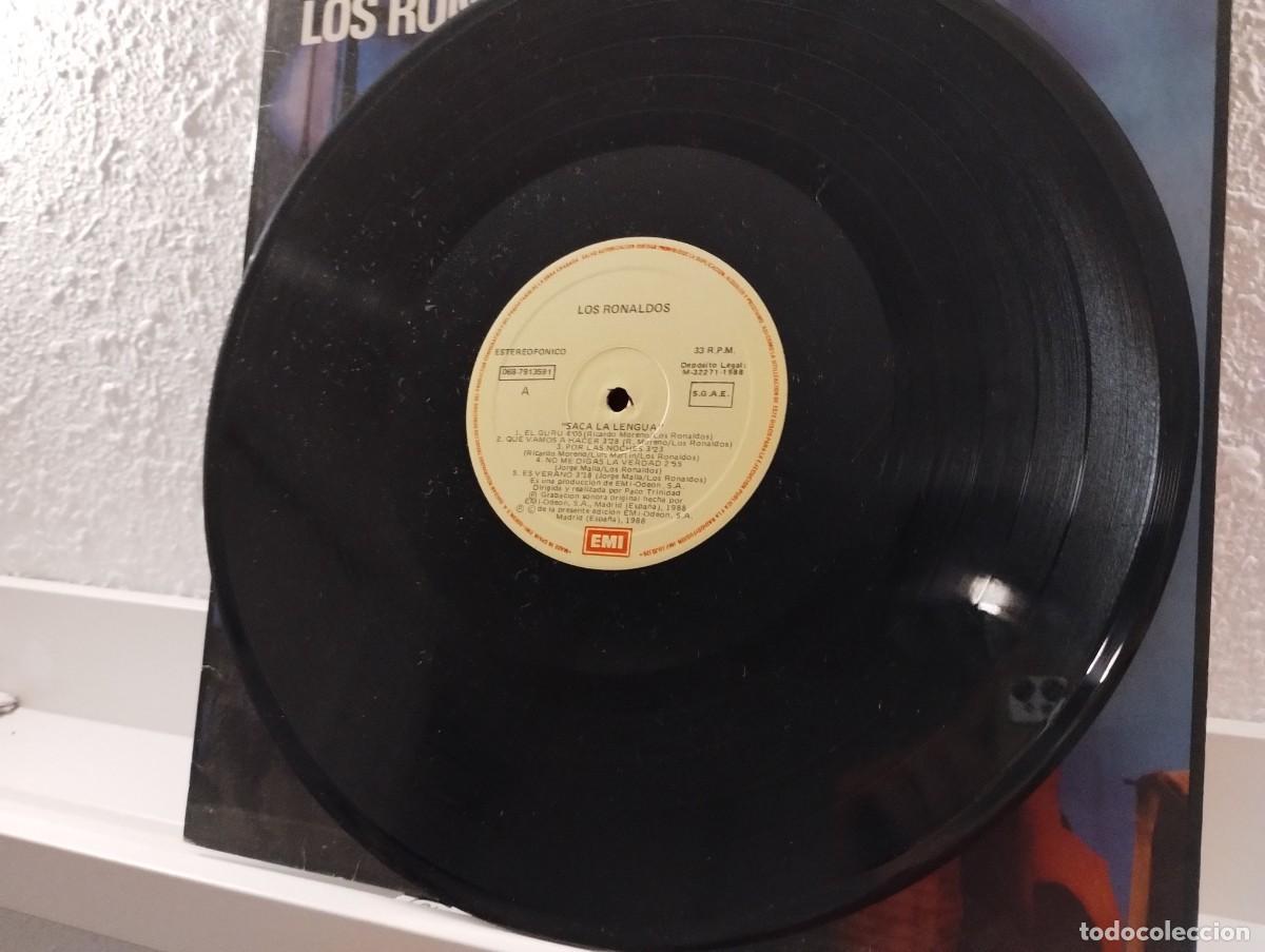 Discos de vinilo: Disco de Vinilo de Los Ronaldos &rdquo;Saca la lengua&rdquo; - Foto 3