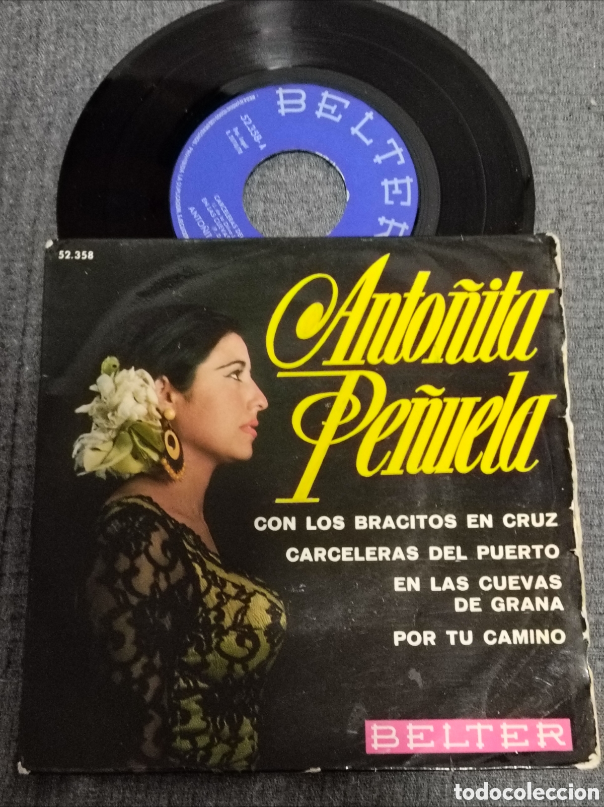 Discos de vinilo: disco single EP de Anto&ntilde;ita Pe&ntilde;uela