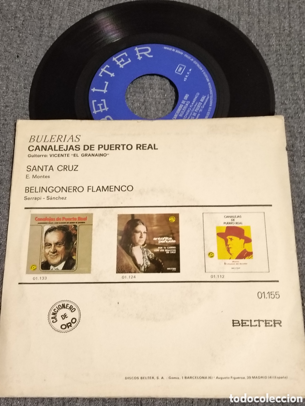 Discos de vinilo: vinilo EP de 7&rdquo; de Canalejas de Puerto Real - Foto 2