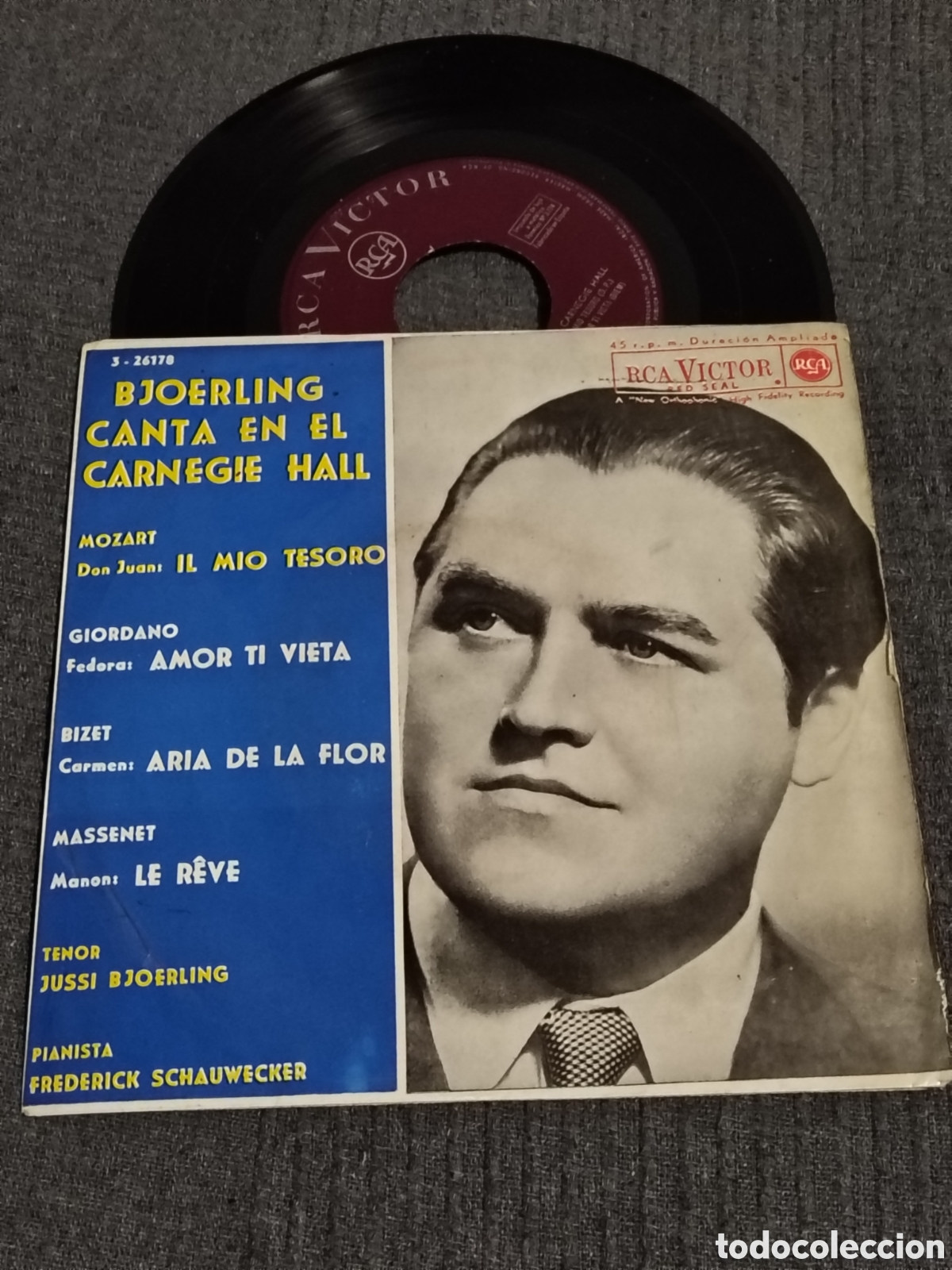 Discos de vinilo: Bjoerling Canta En El Carnegie - Foto 1