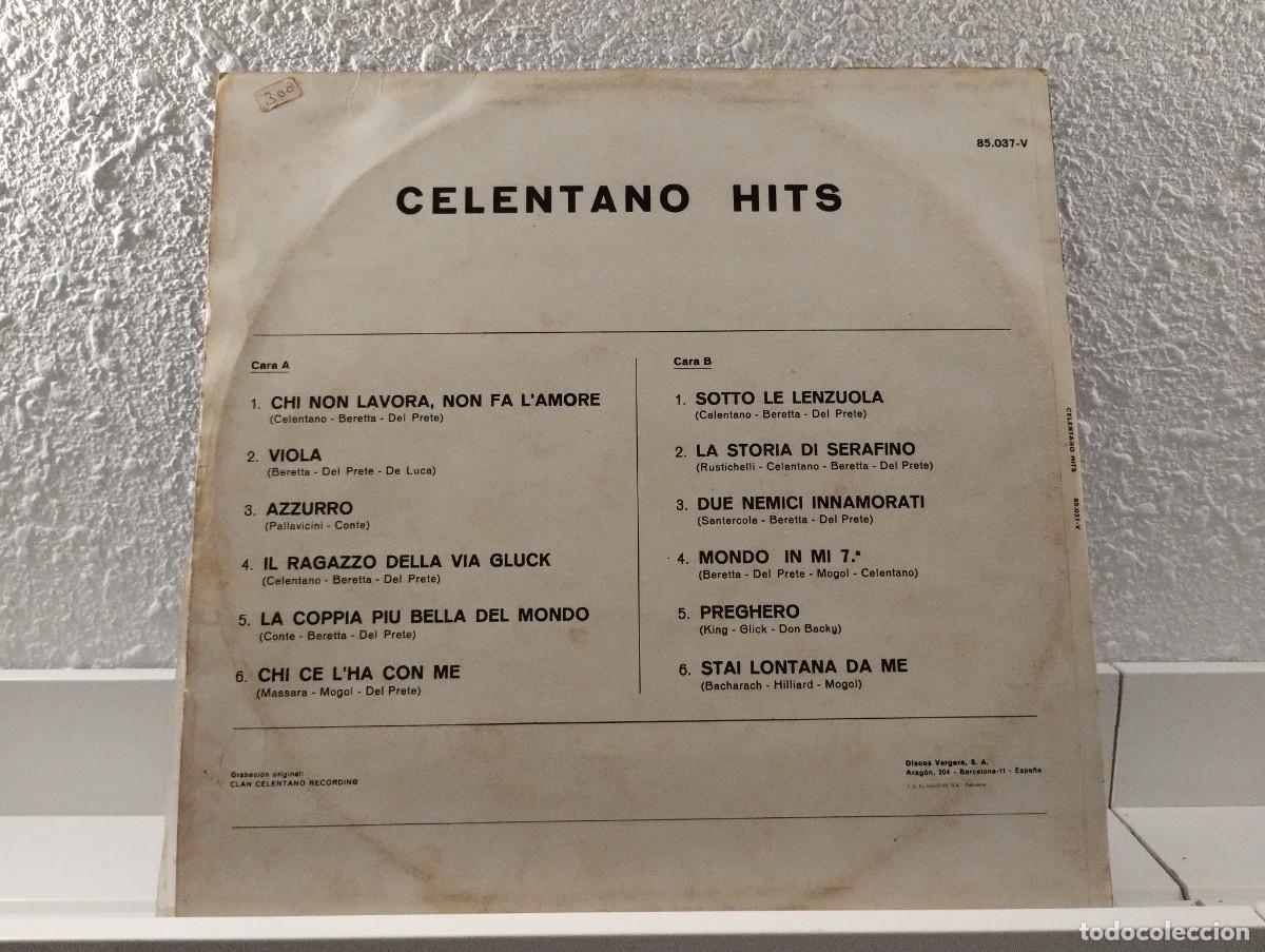 Discos de vinilo: Disco de Vinilo de Adriano Celentano &rdquo;Celentano Hits&rdquo; - Foto 2