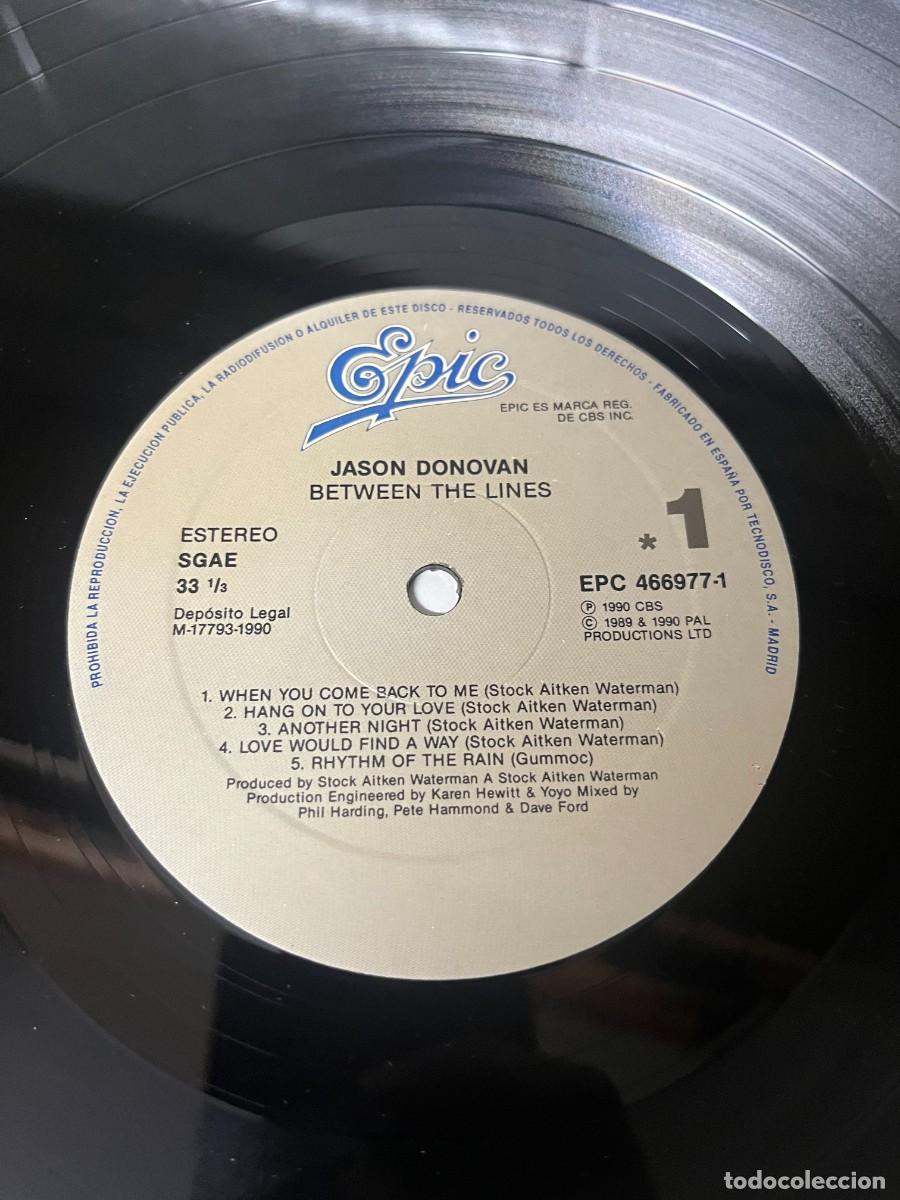 Discos de vinilo: Jason Donovan Between The Lines - Foto 5