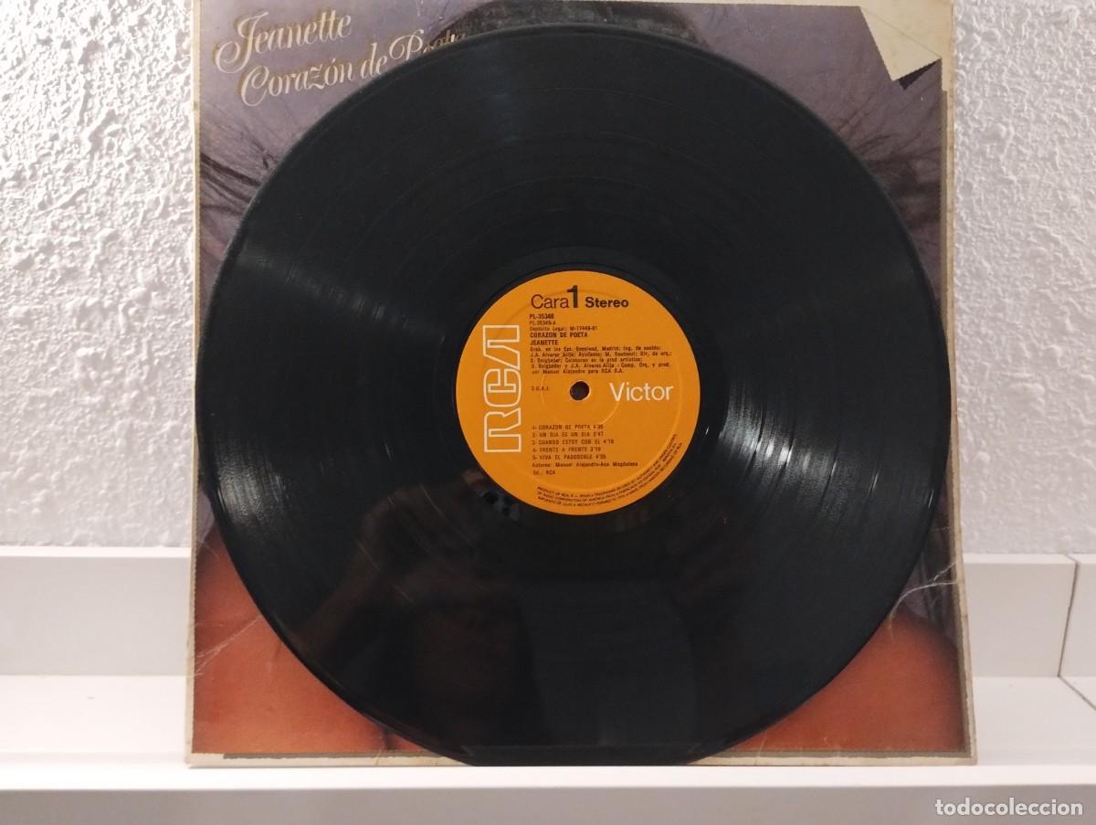 Discos de vinilo: Disco de Vinilo de Jeanette &rdquo;Coraz&oacute;n de poeta&rdquo; - Foto 3